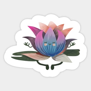 Lotus yoga flower Sticker